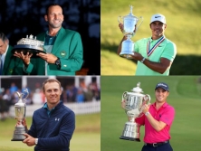 The 2017 major championship winners.